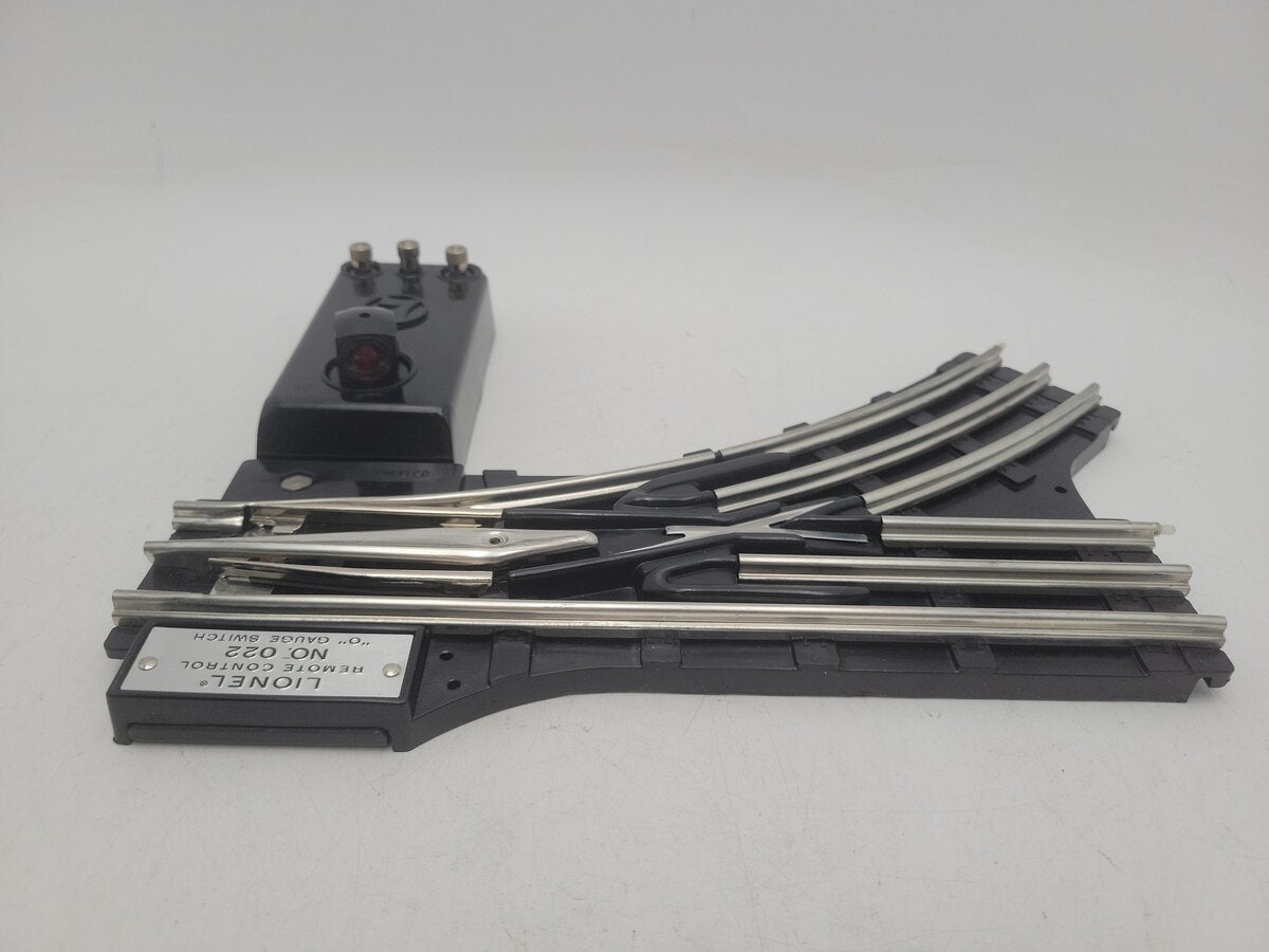 Lionel 6-14062 O Gauge Remote-Control 022 Left Hand Switch Turnout EX/Box
