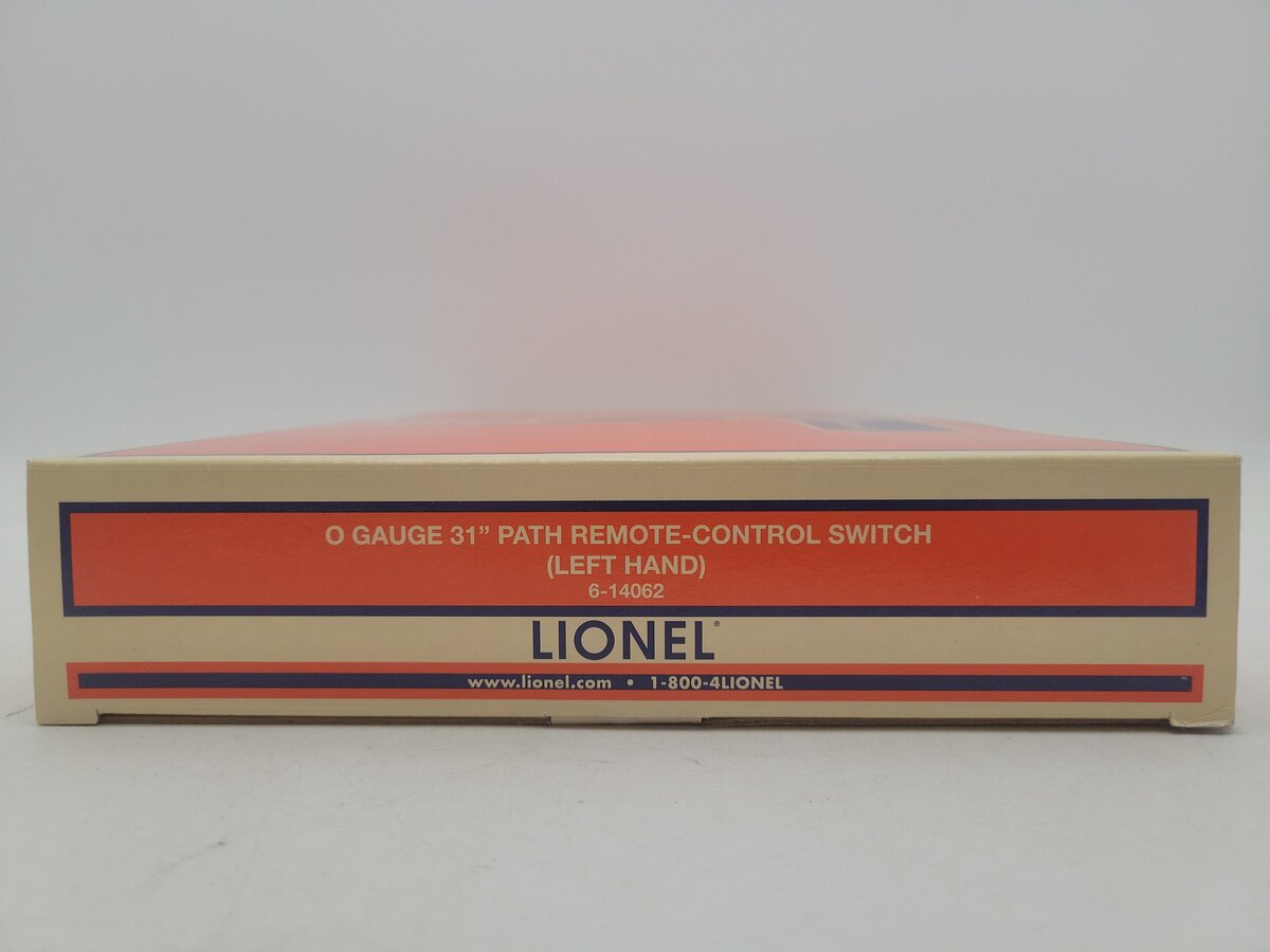 Lionel 6-14062 O Gauge Remote-Control 022 Left Hand Switch Turnout EX/Box