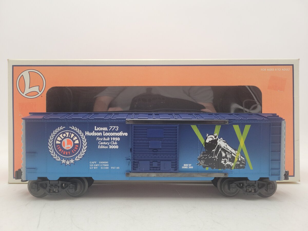 Lionel 6-39201 O Gauge Century Club Hudson Boxcar #773 EX/Box