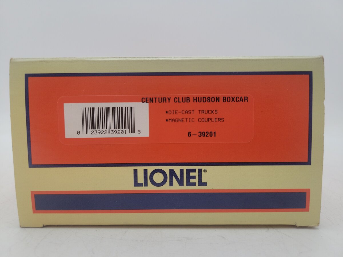 Lionel 6-39201 O Gauge Century Club Hudson Boxcar #773 EX/Box