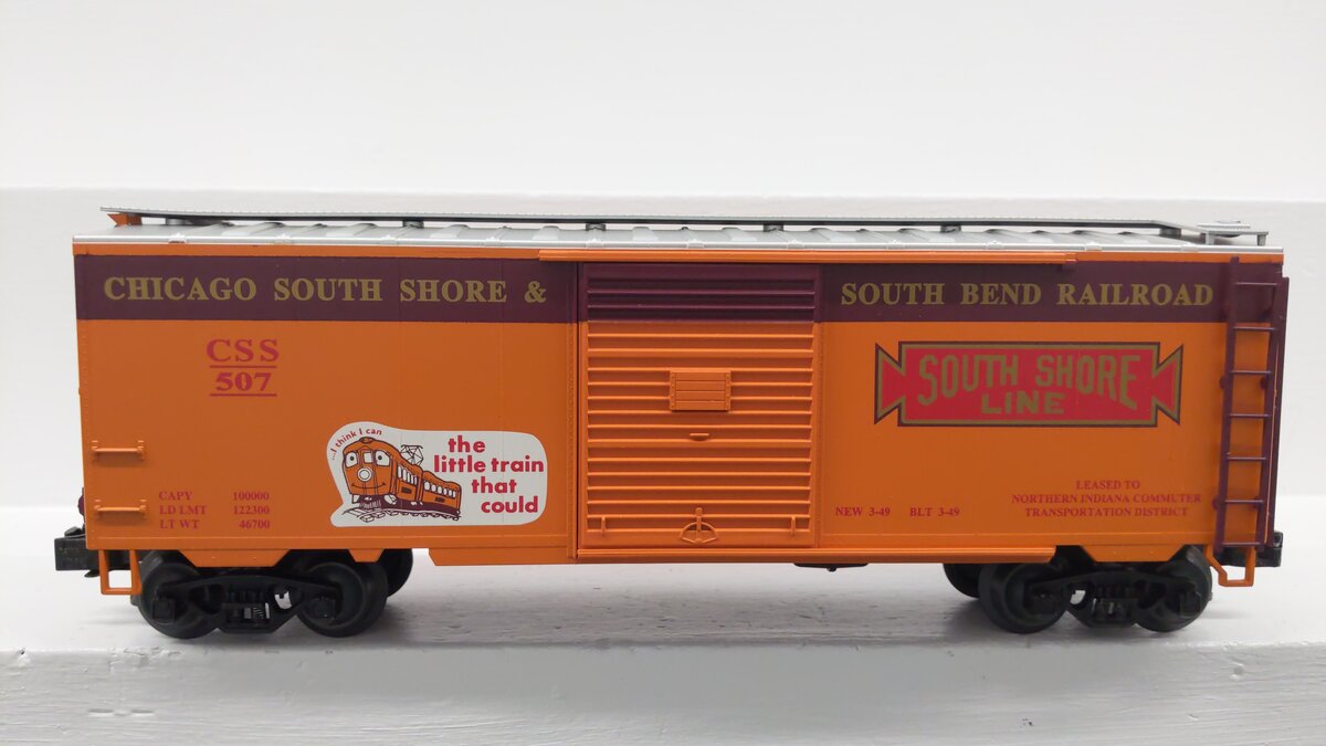 Weaver U2143LD Chicago South Shore 40' Boxcar #507 EX/Box