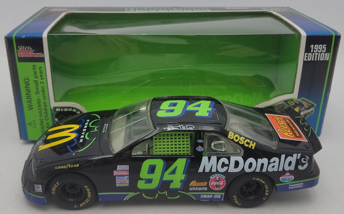 Racing Champions 1995 1:24 Diecast McDonalds Thunderbat Stock Car Replica #94 EX/Box
