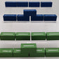 Walthers HO Scale 20' Corrugated Containers #933-1754,933-1753 [18] EX