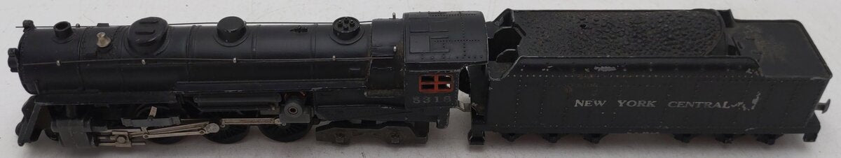 American Flyer 5318 Vintage HO NYC Diecast 4-6-4 Steam Engine & Tender VG