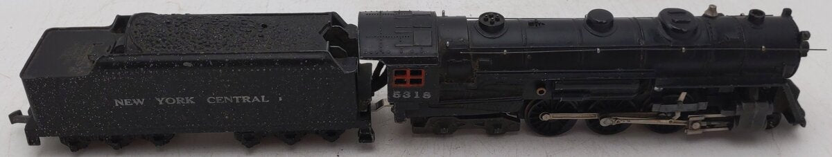 American Flyer 5318 Vintage HO NYC Diecast 4-6-4 Steam Engine & Tender VG