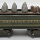 Marx 2552M Vintage O Gauge "Ordnance Dept" Gondola w/ Shell Load VG