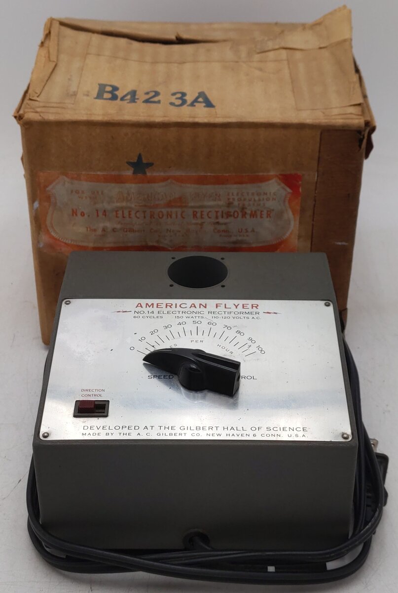 American Flyer 16 Vintage S Electronic Rectiformer VG/Box