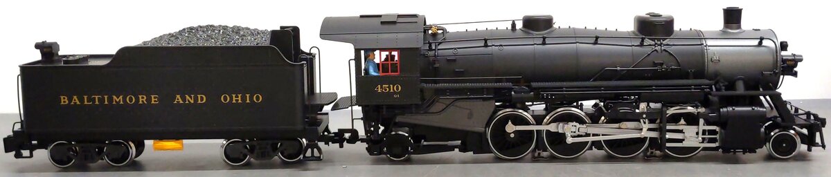 LGB 24872 G Scale Baltimore & Ohio 2-8-2 Mikado Steam Locomotive & Tender #4510 LN/Box
