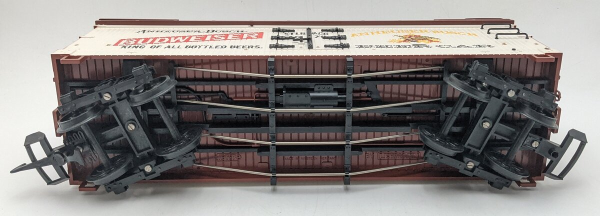 LGB 4070 G Scale Budweiser Woodside Reefer Car #4070 VG/Box