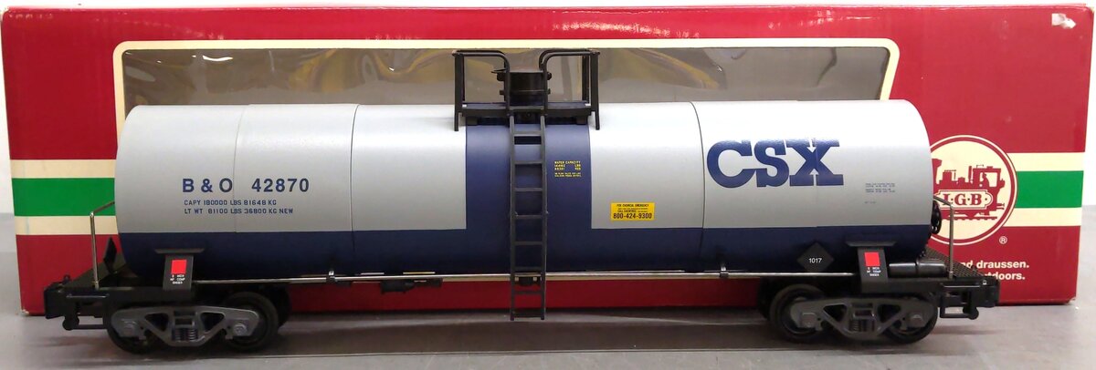 LGB 42870 G Scale CSX Tank Car LN/Box