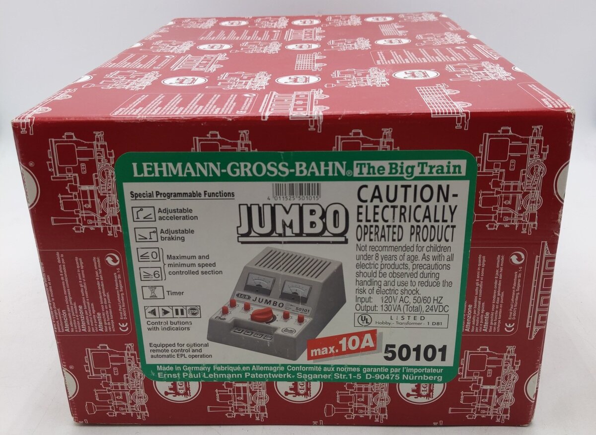 LGB 50101 G Scale 10 AMP Jumbo Transformer Power Pack EX/Box
