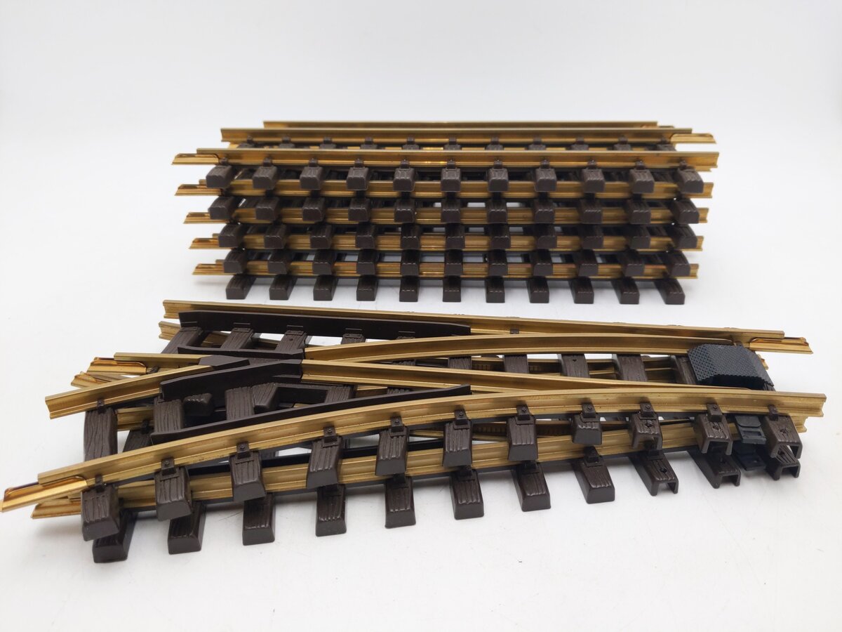 LGB 19902 G Scale Station Track Set Expander Pack EX/Box – Trainz