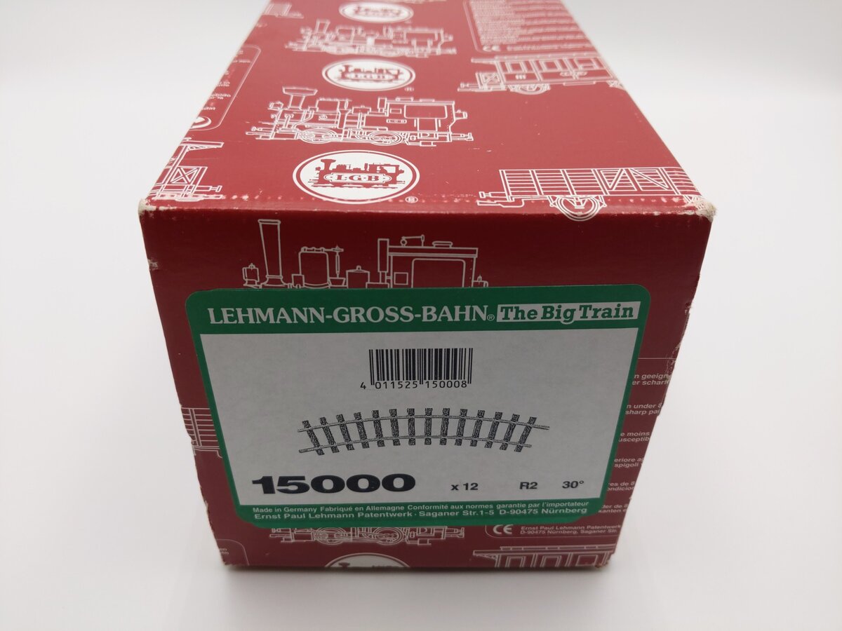 LGB 15000 G Scale Wide 30 Degrees Radius Curved Track [11] EX/Box