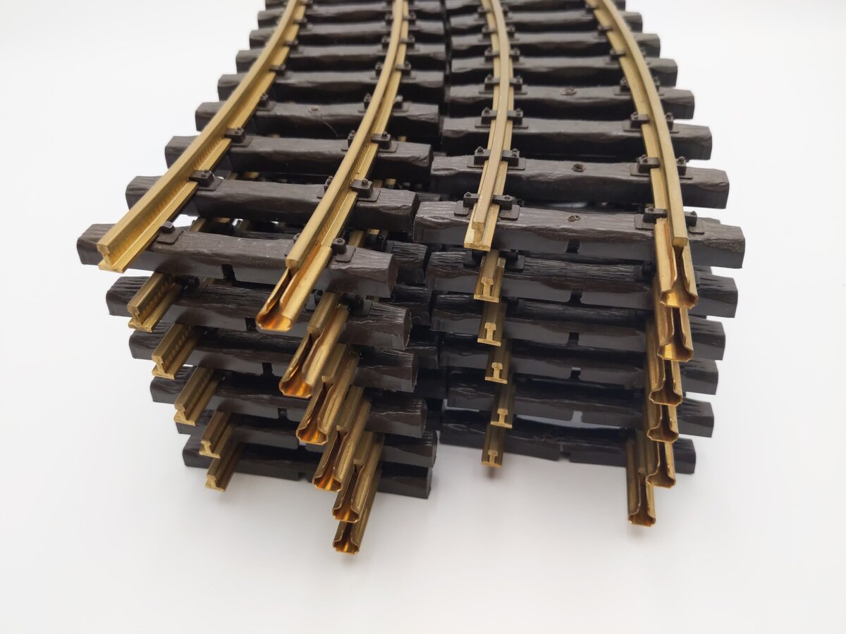 LGB 15000 G Scale Wide Radius Curved Track (Pack of 12) EX/Box