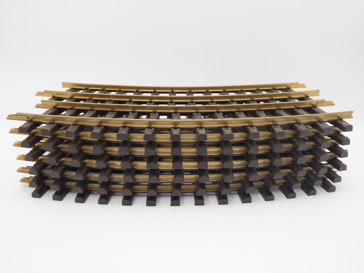 LGB 15000 G Scale Wide Radius Curved Track (Pack of 12) EX/Box
