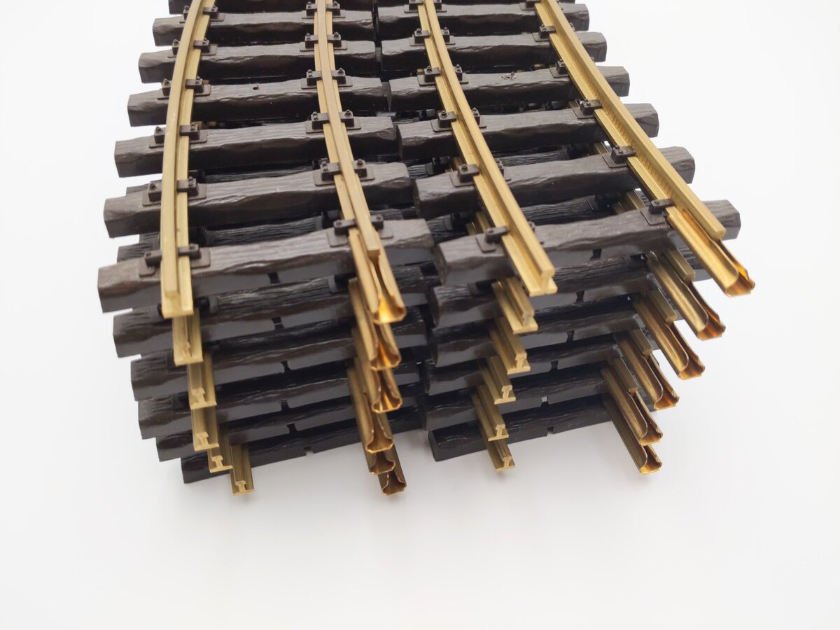 LGB 15000 G Scale Wide Radius Curved Track (Pack of 12) EX/Box