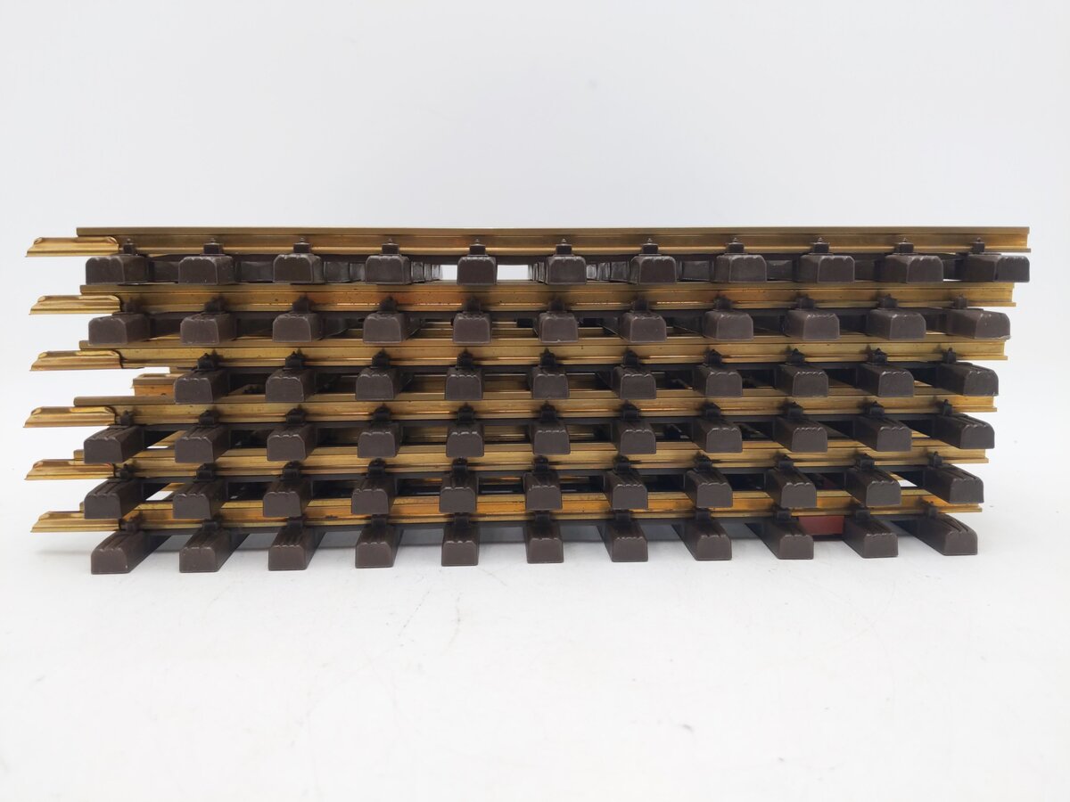 LGB 10000 G Scale 12 Inch Brass Rail Straight Track Sections (12) EX
