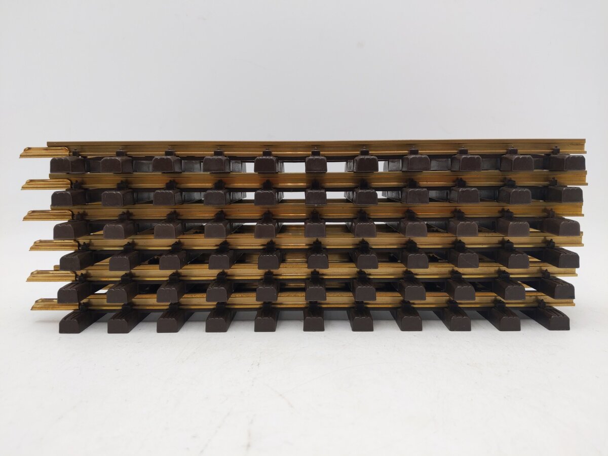LGB 10000 G Scale 12 Inch Brass Rail Straight Track Sections (6) EX