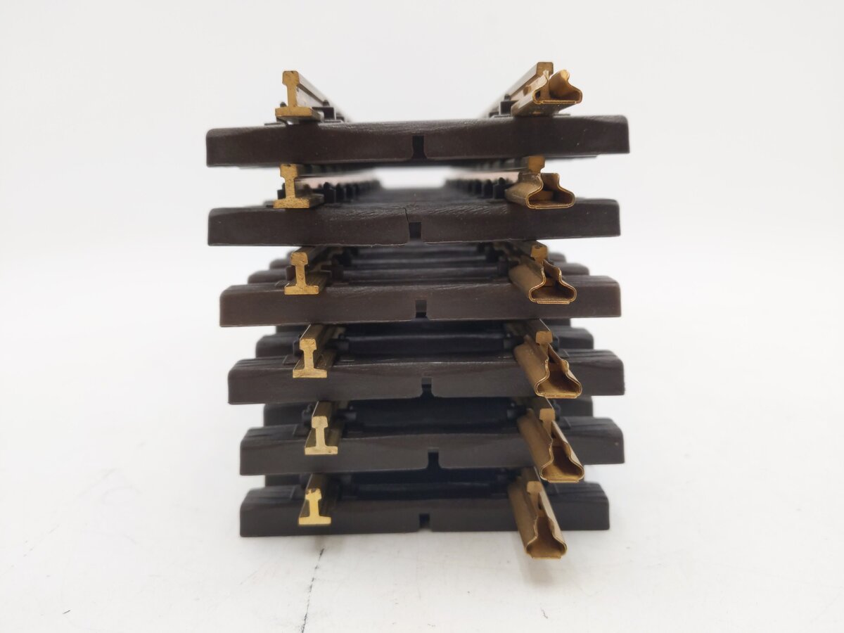 LGB 10000 G Scale 12 Inch Brass Rail Straight Track Sections (6) EX