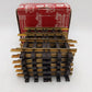 LGB 10150 G Scale 6" Brass 1/2 Straight Track Sections (12) EX/Box