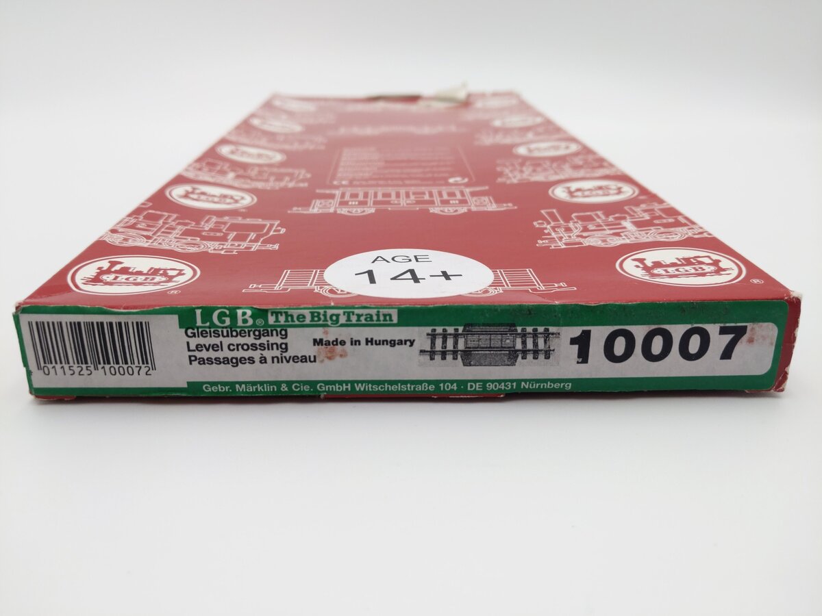 LGB 10007 G Gauge Road Crossing Track EX/Box