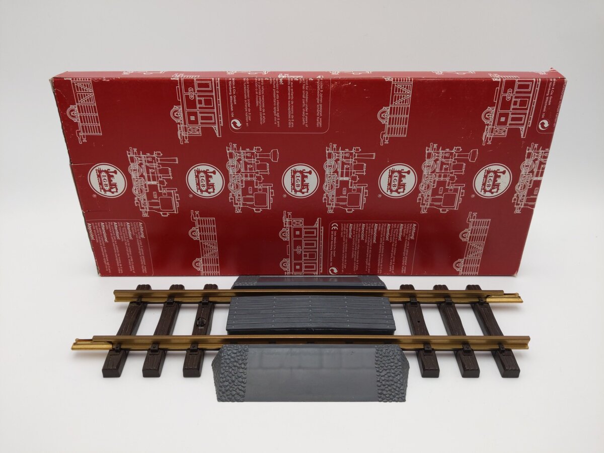 LGB 10007 G Gauge Road Crossing Track EX/Box