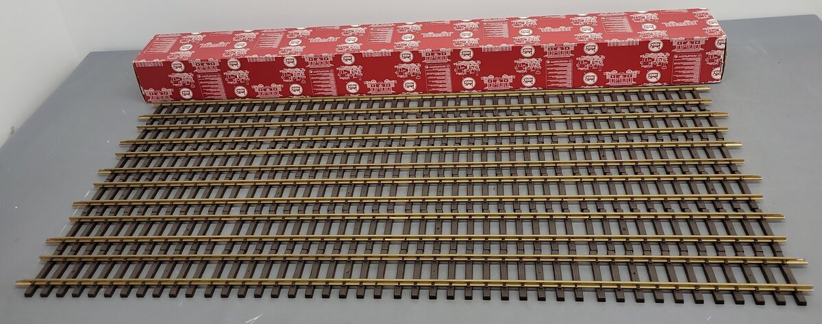 LGB 10610 G Gauge 48 Straight Track Box (Box of 6) EX/Box