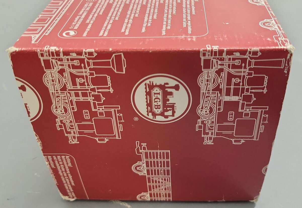 LGB 10610 G Gauge 48 Straight Track Box (Box of 6) EX/Box