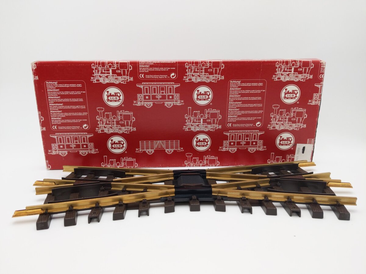 LGB 13200 G Gauge 22.5 Degree Crossing EX/Box