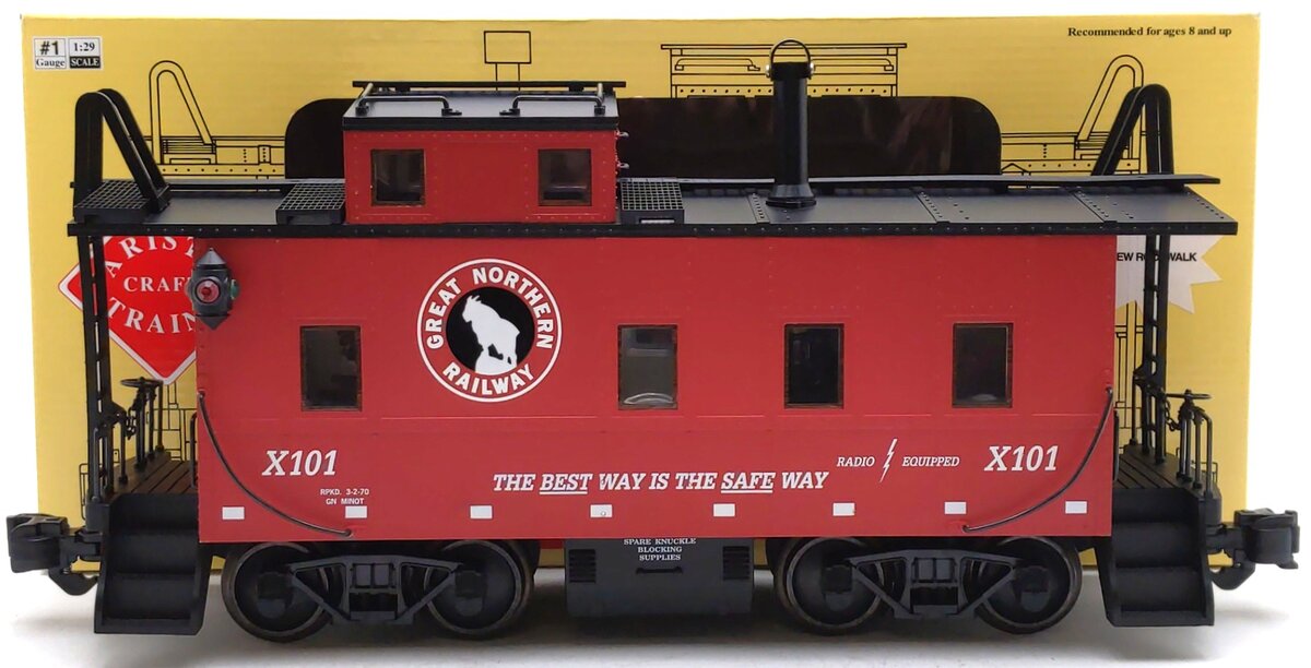 Aristo-Craft 42101 Great Northern Caboose EX/Box