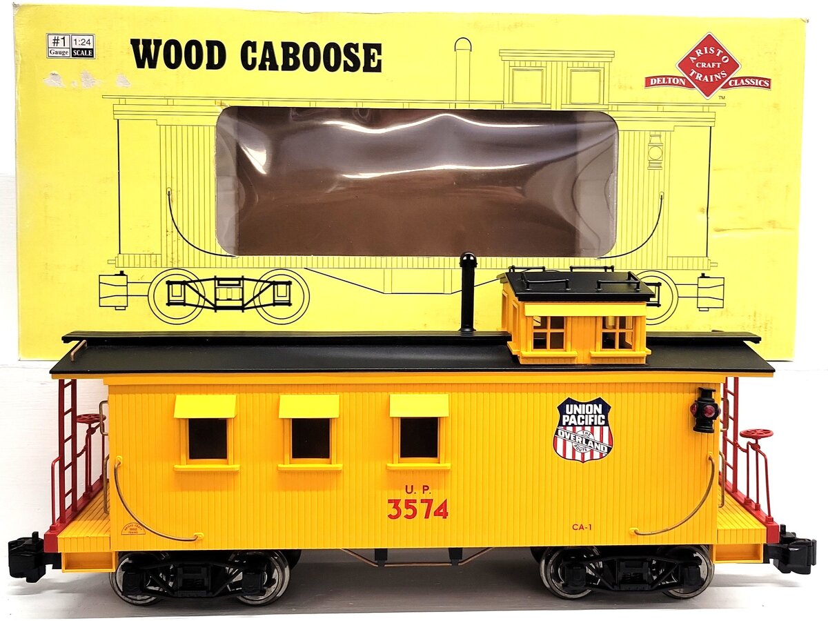Aristo-Craft 82112 Union Pacific Caboose #3574 (Metal Wheels) LN/Box