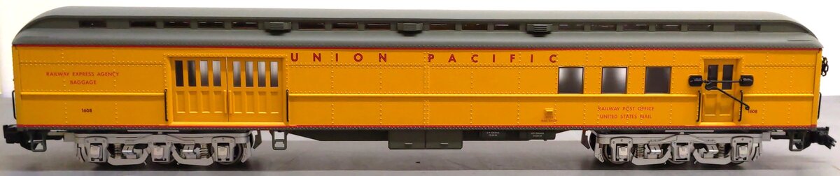 Aristo-Craft 31608 G Union Pacific Heavyweight RPO Baggage Car (Metal Wheels) EX/Box