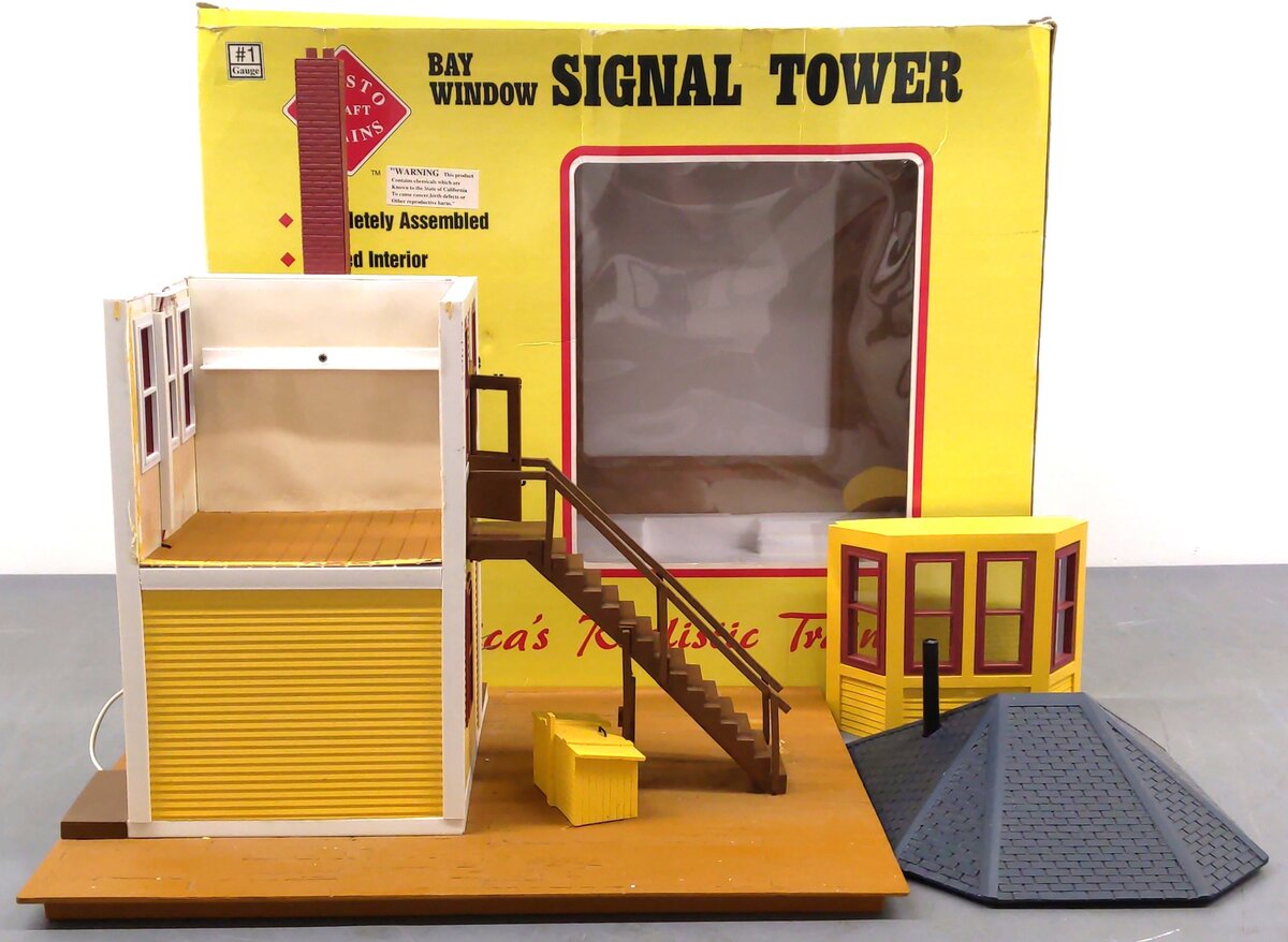 Aristo-Craft 7204 G Scale Bay Window Signal Tower EX/Box