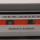 USA Trains 31154 G New Haven "Rocky Point" Corrugated Aluminum Sleeper #521 VG/Box