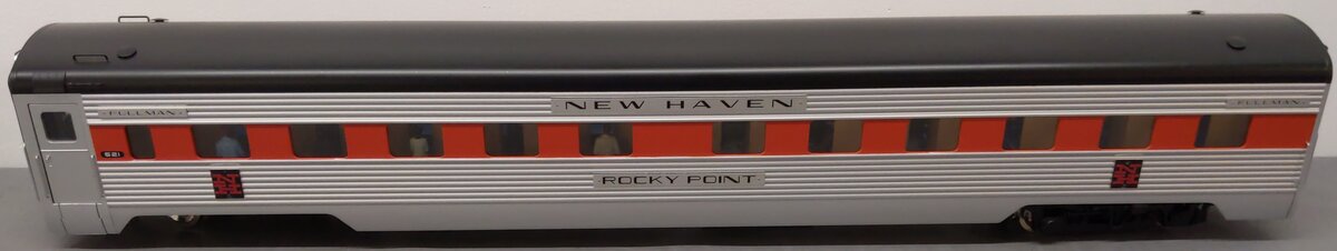 USA Trains 31154 G New Haven "Rocky Point" Corrugated Aluminum Sleeper #521 VG/Box