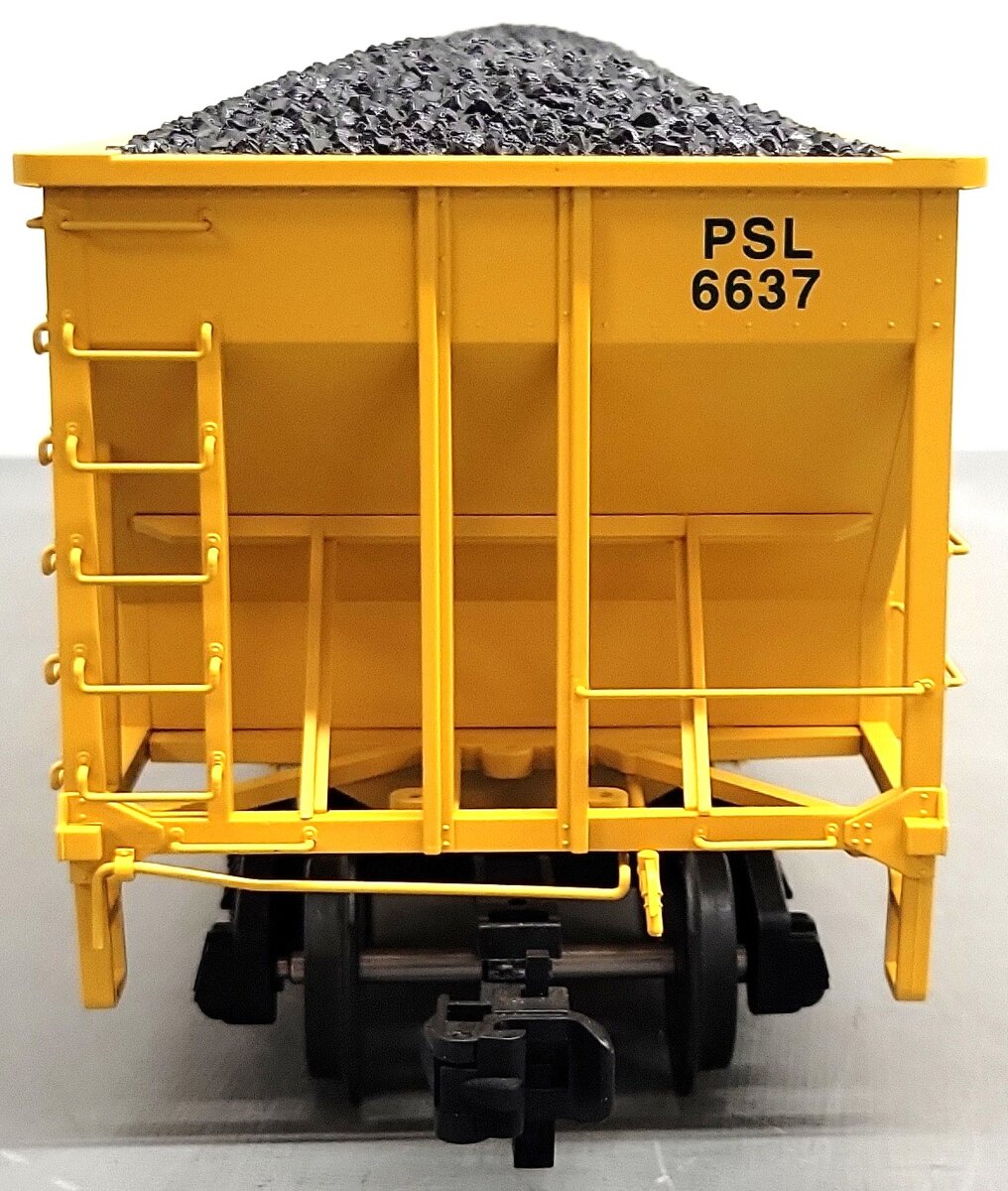 USA Trains R14019 G Peabody 70-Ton 3-Bay Coal Hopper with Coal Load #6637 EX/Box