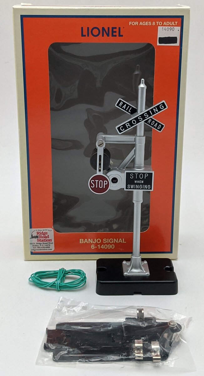 Lionel 6-14090 O Gauge Operating Banjo Signal EX/Box