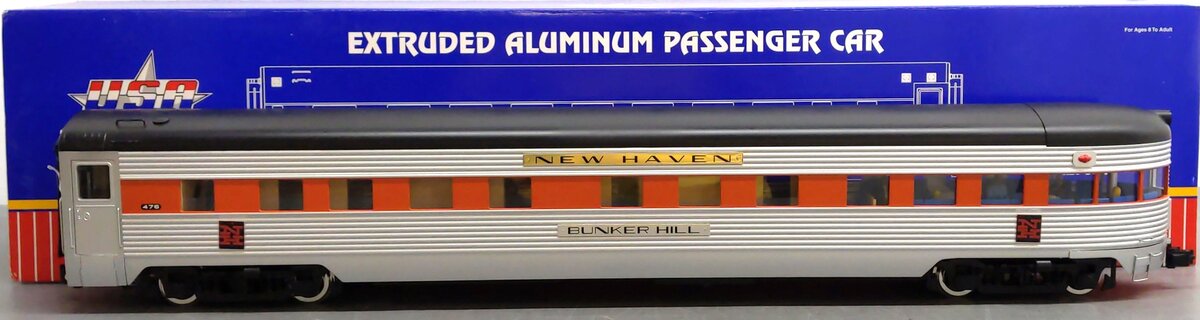 USA Trains R31150 G Scale New Haven Observation Car LN/Box