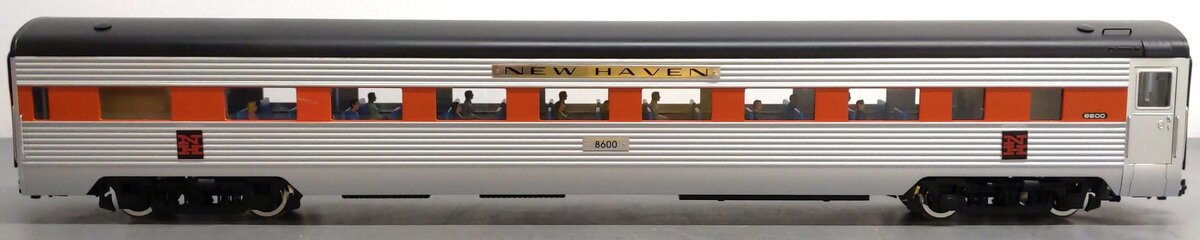 USA Trains 31151 G New Haven Corrugated Aluminum Coach #1, #8600 EX/Box