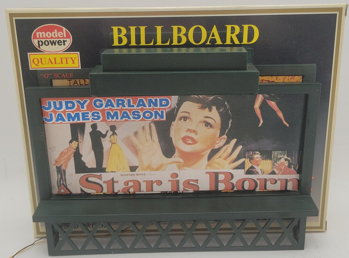 Model Power 994 G LGB Lighted Movie Poster Billboard EX/Box