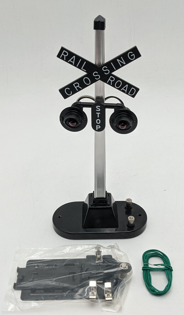 Lionel 6-12888 O Gauge #154 Railroad Crossing Highway Flasher Signal LN/Box