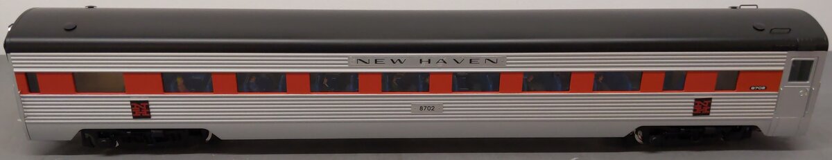 USA Trains 31152 G New Haven Corrugated Aluminum Coach #8702 (Metal Wheels) LN/Box