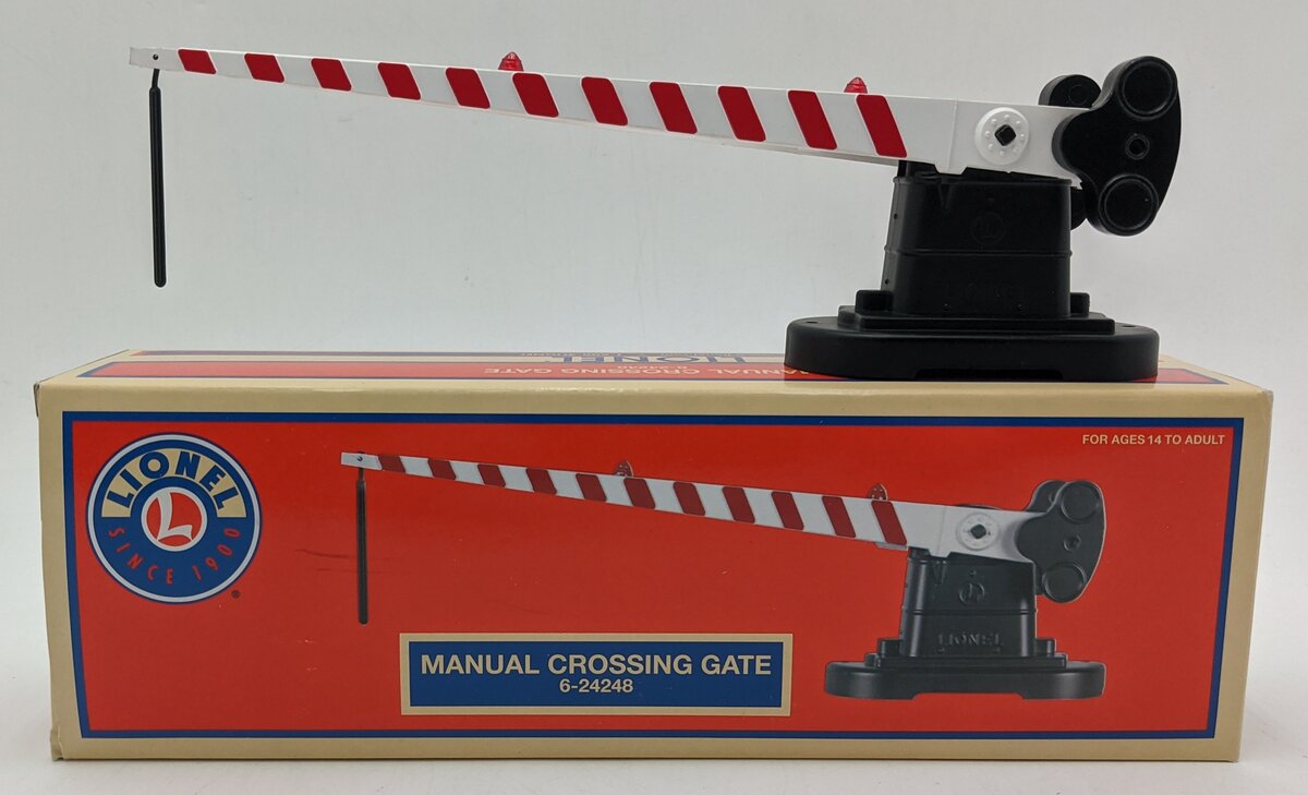 Lionel 6-24248 O Manual Crossing Gate LN/Box