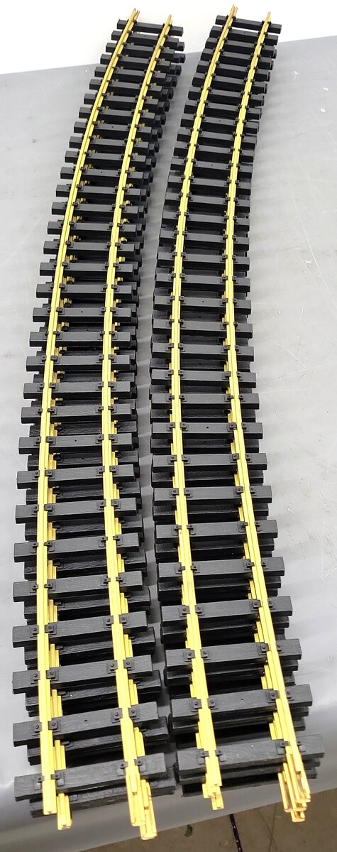 USA Trains R81800 G 16' Diameter Curved Track (8) LN/Box