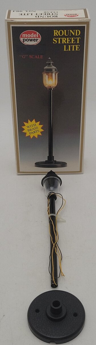 Model Power 984 G Scale Round Head Street Lamp Clear EX/Box