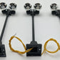 Lionel 6-12927 O Dual Illuminated #65 Yard Lights (Set of 3) EX