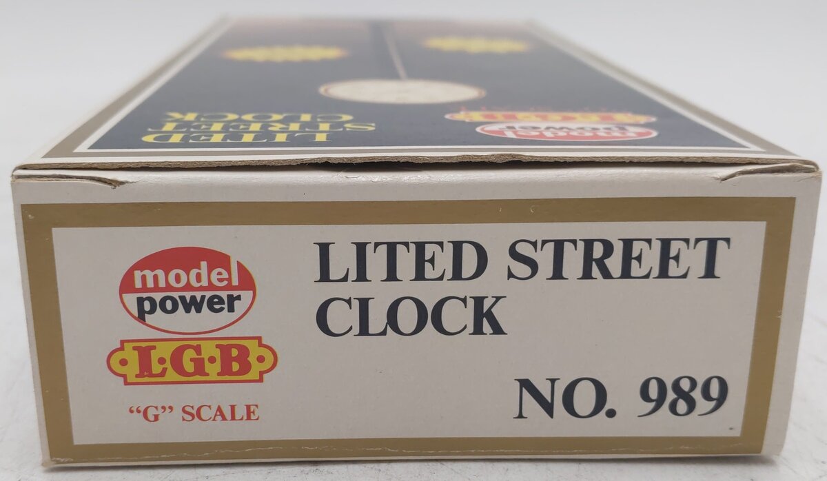 Model Power 989 G Light Street Clock LN/Box