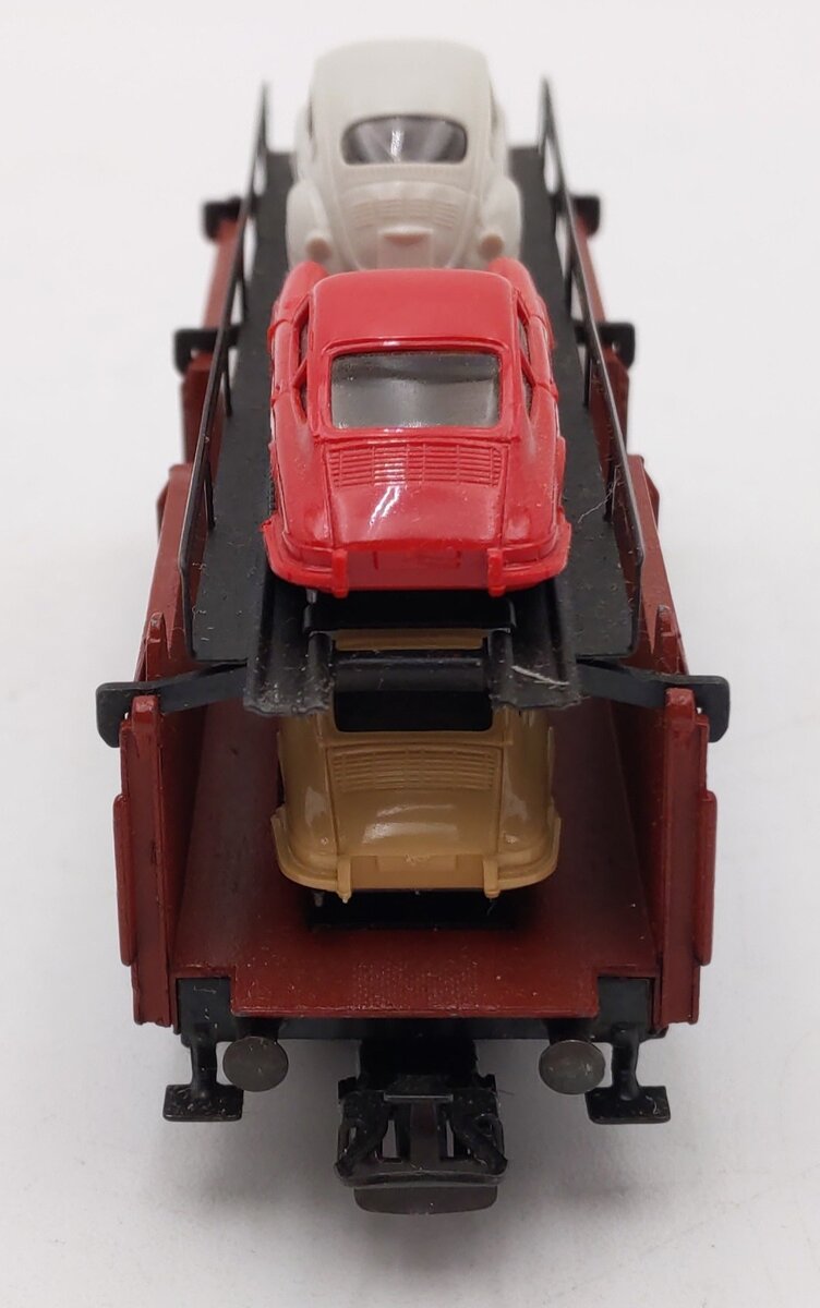 Marklin 4613 HO Scale Auto Transport Car w/ Automobiles EX/Box