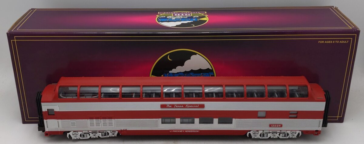 MTH 20-6729 Texas Special Full Vista Dome Car LN/Box