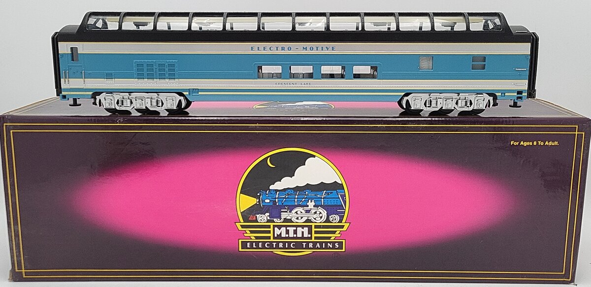 MTH 20-6734 O Gauge Electro Motive Full Length Dome Car EX/Box